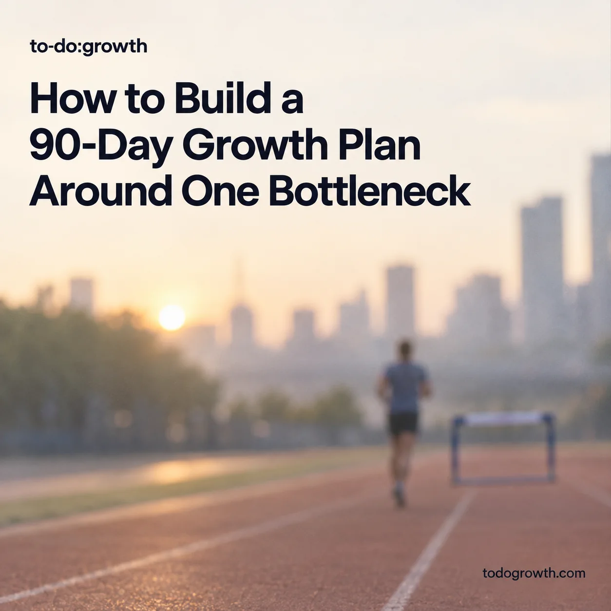 Editorial cover for How to Build a 90-Day Growth Plan Around One Bottleneck