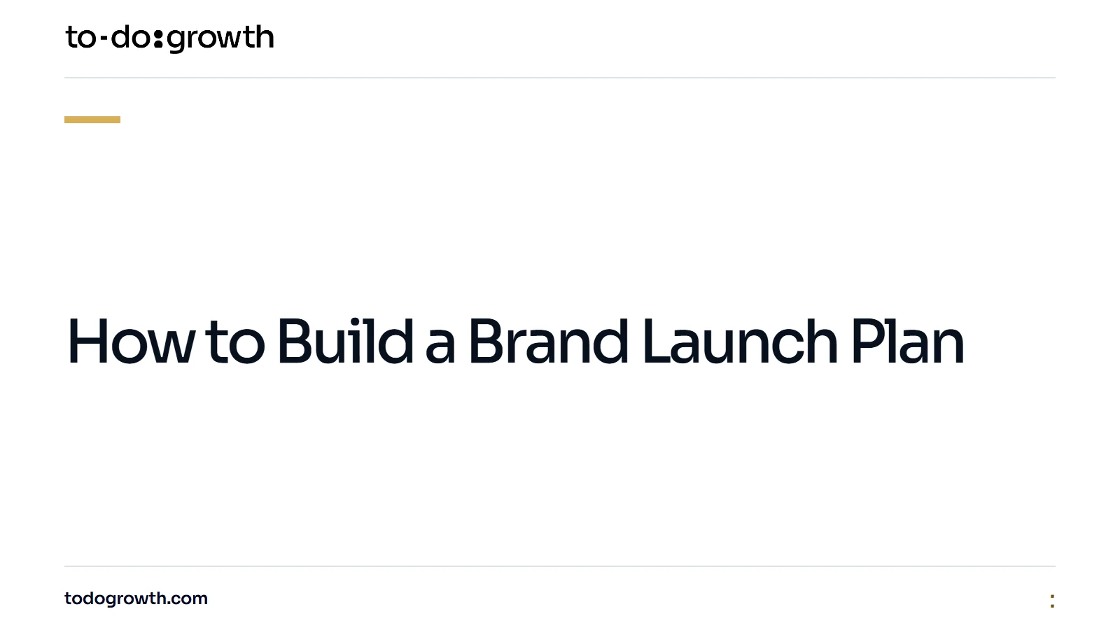 Editorial cover for How to Build a Brand Launch Plan