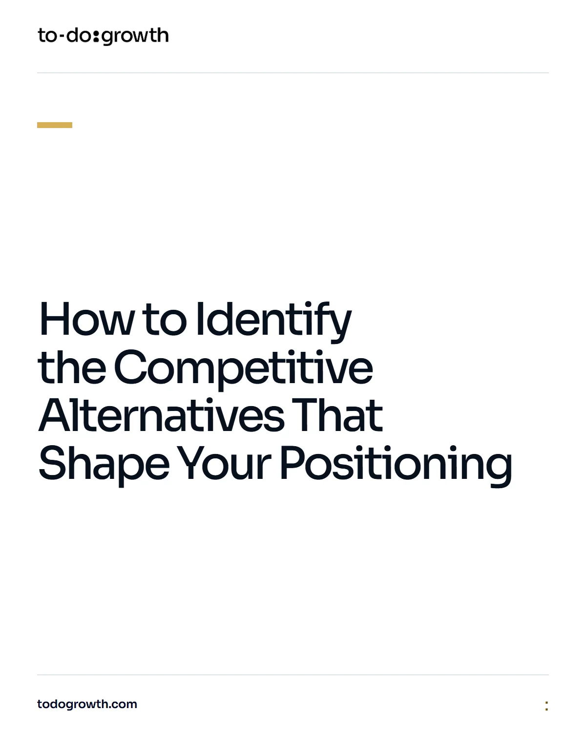 Editorial cover for How to Identify the Competitive Alternatives That Shape Your Positioning