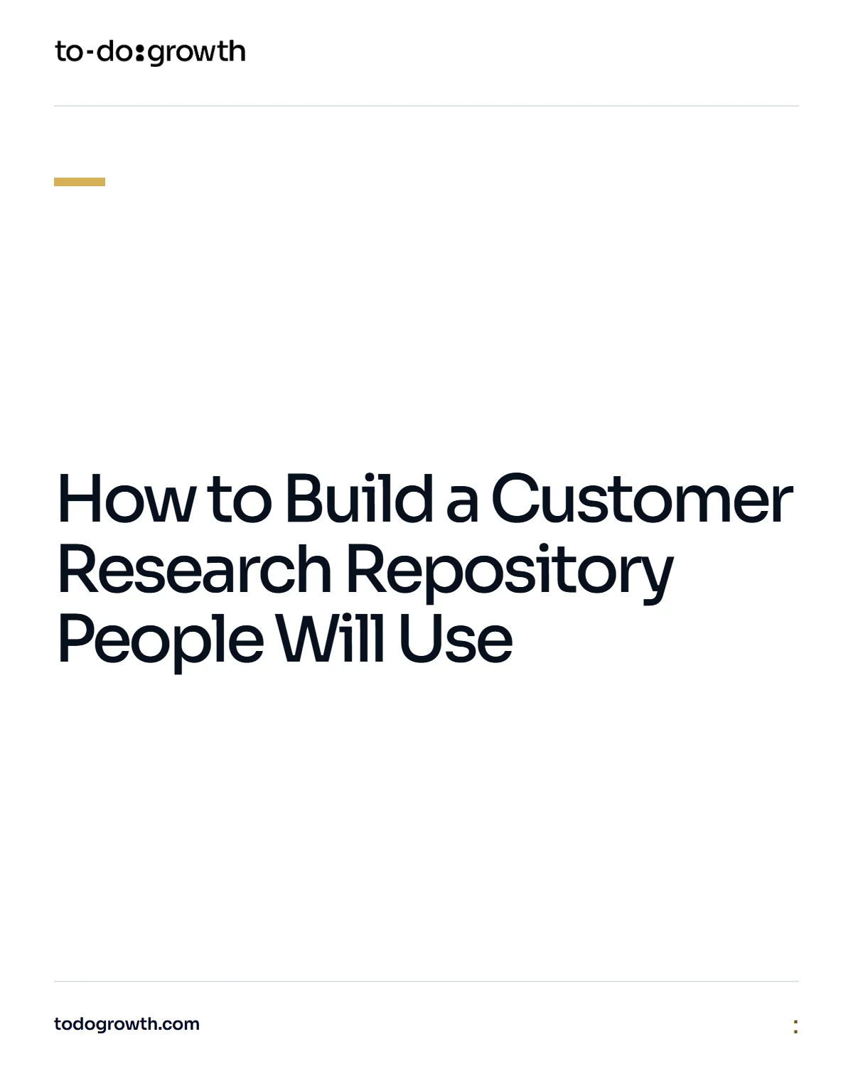 Editorial cover for How to Build a Customer Research Repository People Will Use