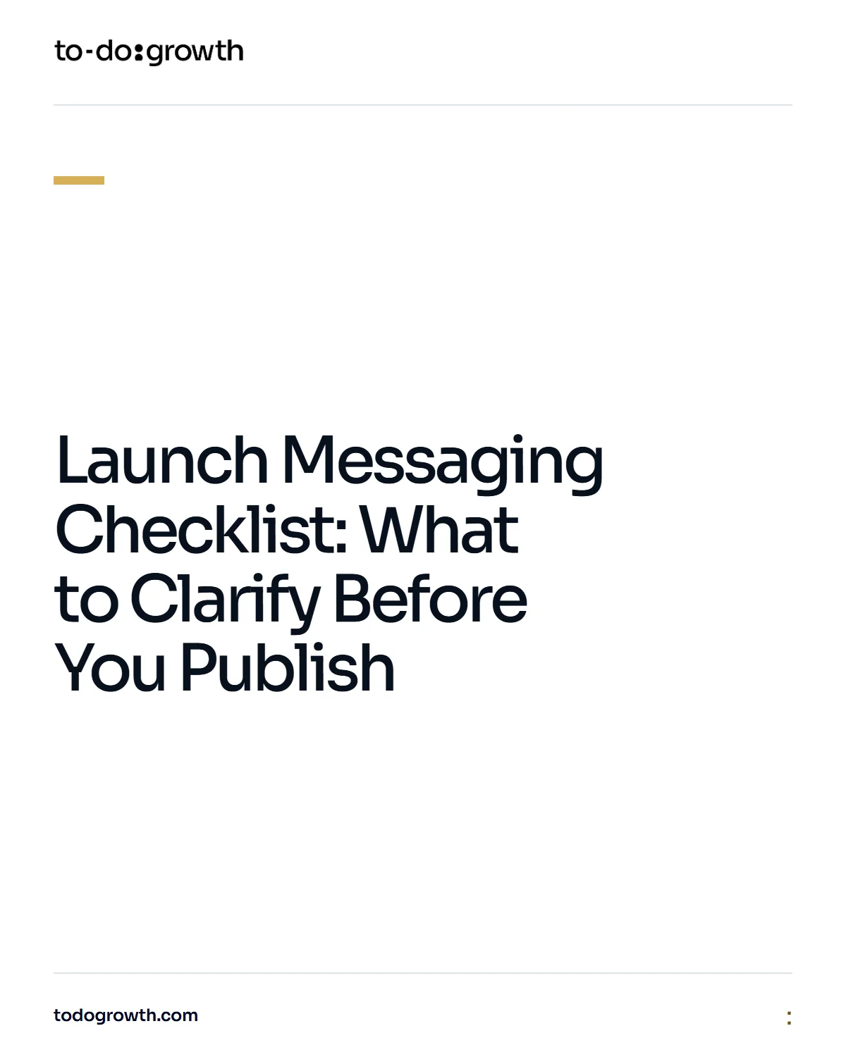 Editorial cover for Launch Messaging Checklist: What to Clarify Before You Publish