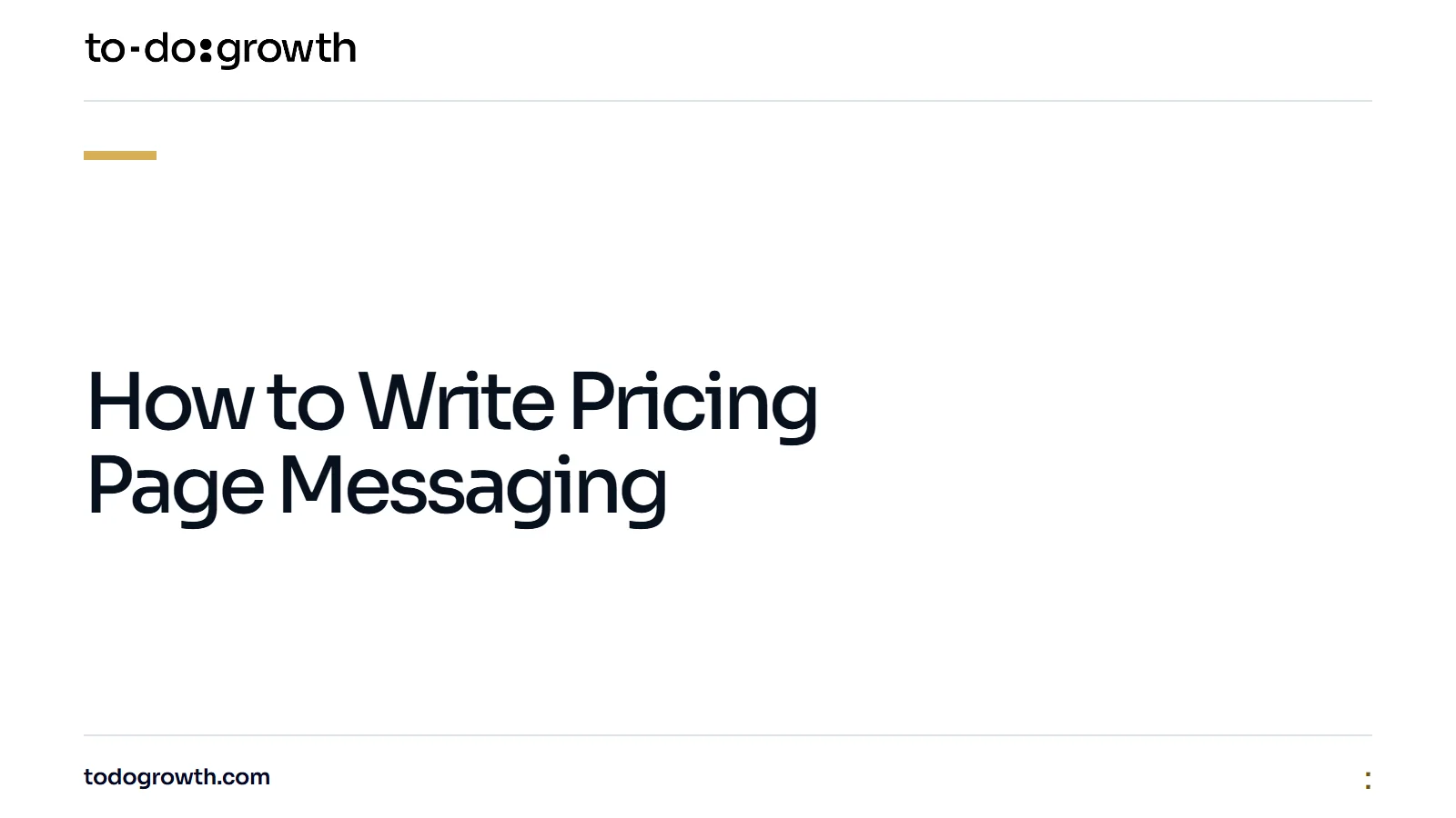 Editorial cover for How to Write Pricing Page Messaging