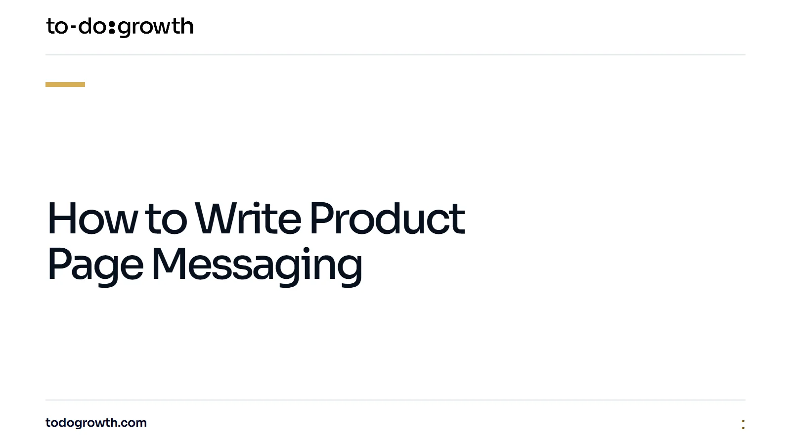 Editorial cover for How to Write Product Page Messaging