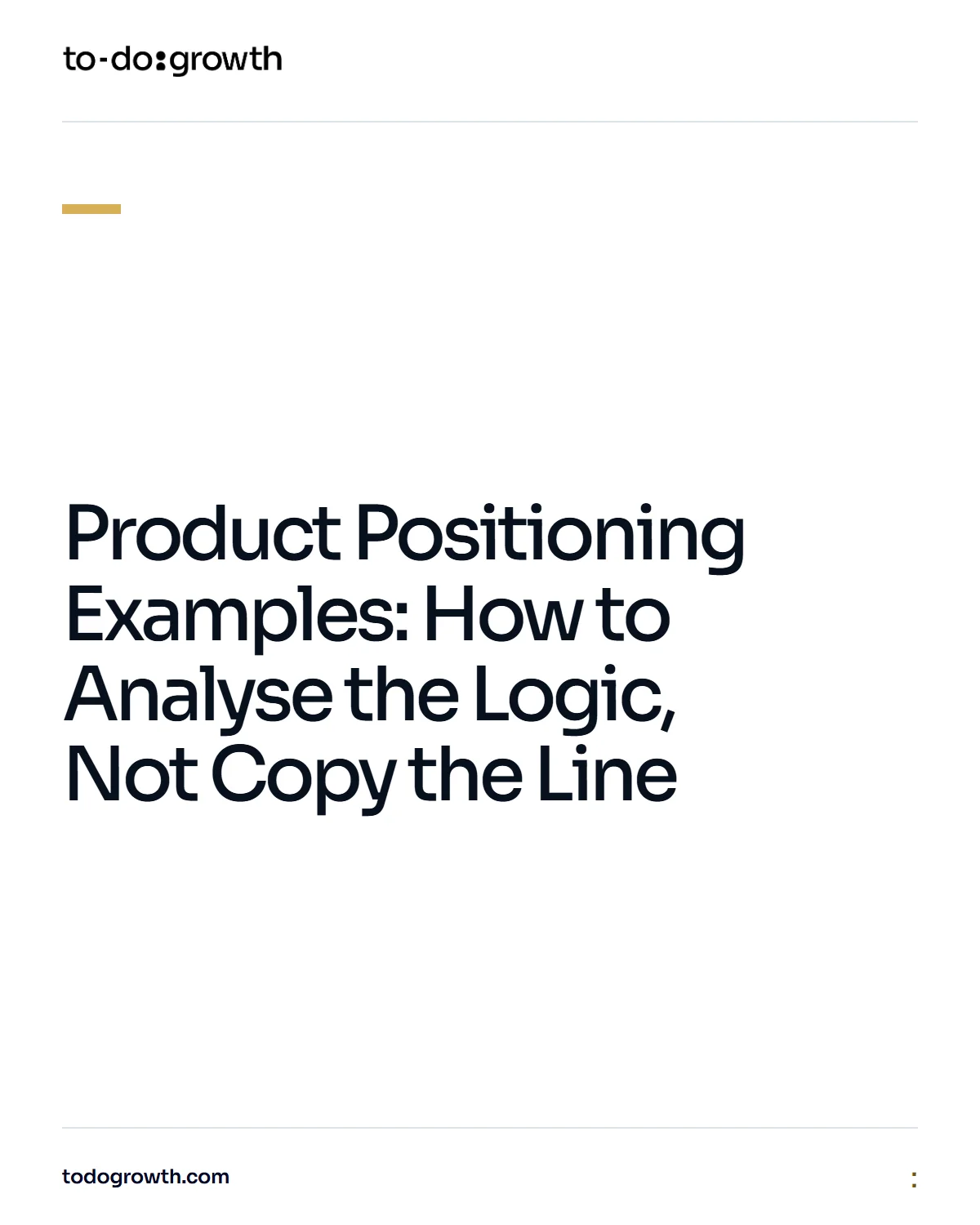 Editorial cover for Product Positioning Examples: How to Analyse the Logic, Not Copy the Line