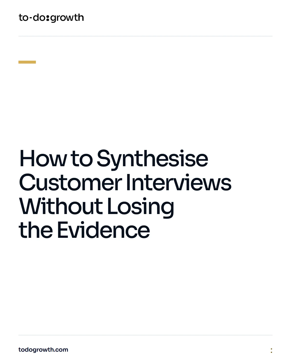 Editorial cover for How to Synthesise Customer Interviews Without Losing the Evidence