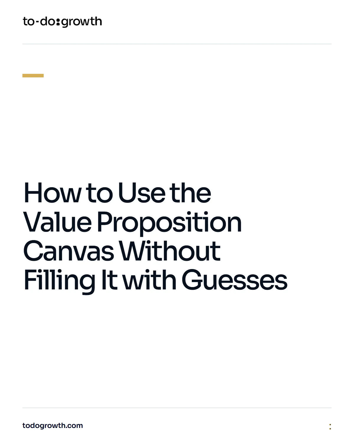Editorial cover for How to Use the Value Proposition Canvas Without Filling It with Guesses